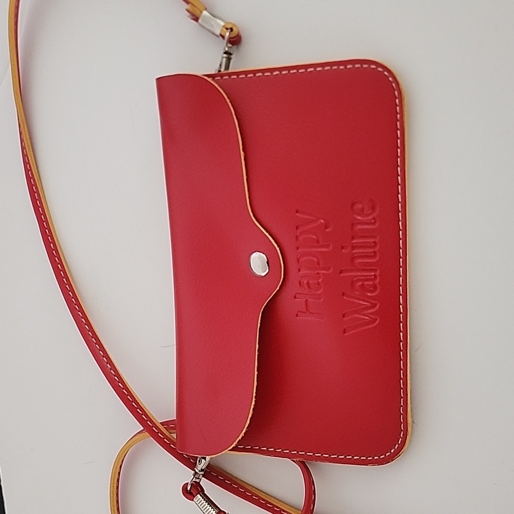 Happy Wahine Purse Aloha Red Crossbody Bag
